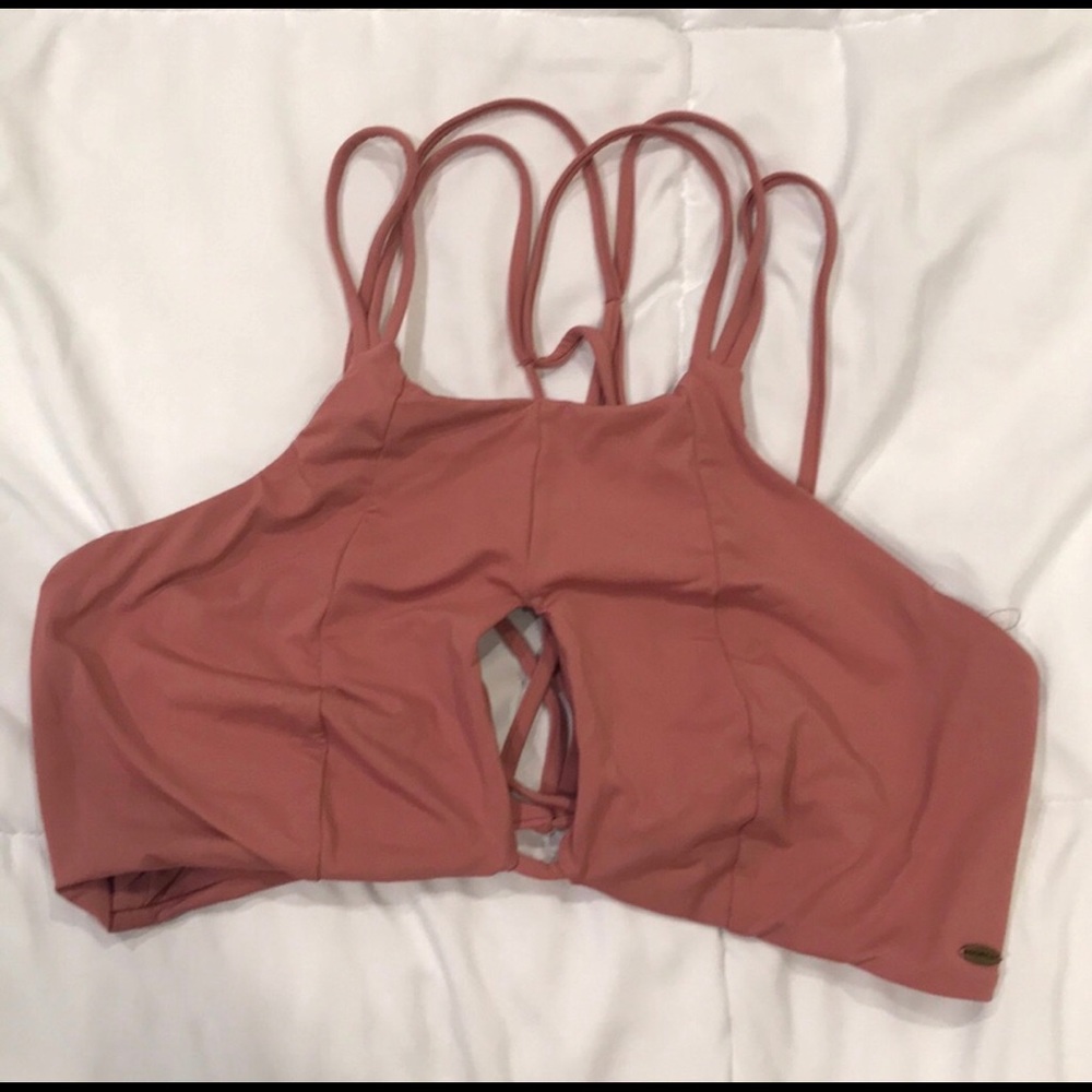 O’Neil peach bathing suit top
